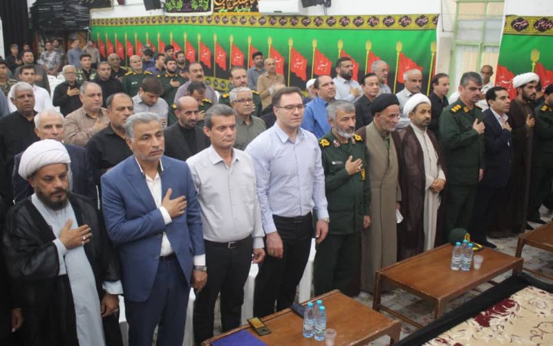 تکریم و معارفه فرمانده سپاه امام حسین(ع) دلوار برگزار شد