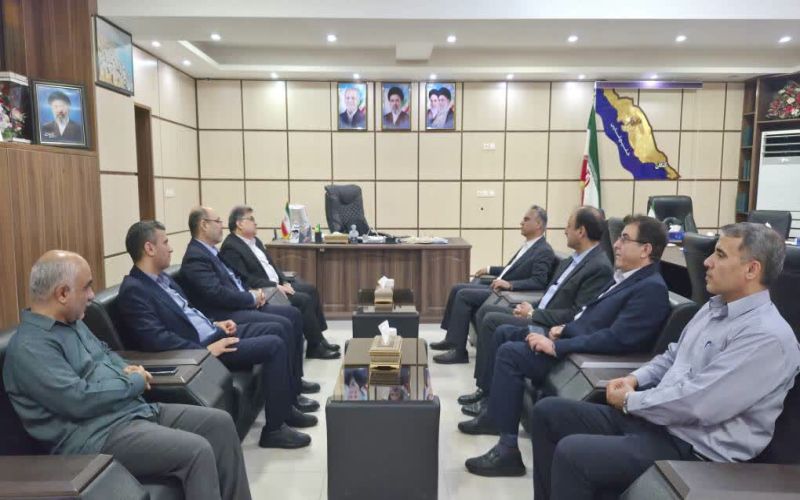 دیدار مدیرکل آموزش و پرورش استان بوشهر با فرماندار شهرستان کنگان