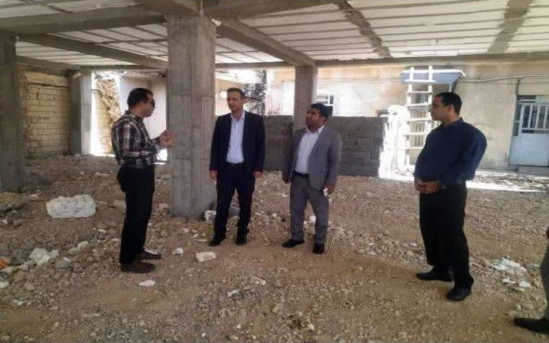 بازدید فرماندار شهرستان جم از روند تکمیل ساختمان شبکه دامپزشکی ‌