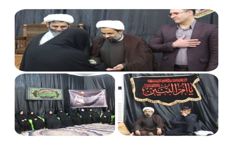 مراسم تجلیل از مادران شهدا به مناسبت وفات حضرت ام‌البنین (س) در مسجد فاطمه الزهرا (س) اهرم