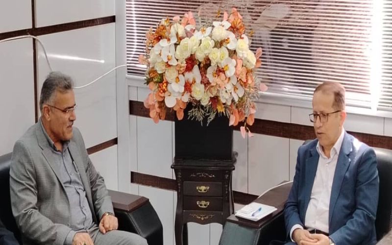 ملاقات مدیرکل بیمه سلامت بوشهر با فرماندار شهرستان دیر
