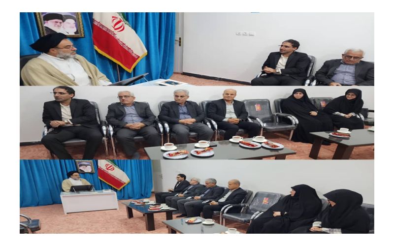 نشست صمیمی رئیس دادگستری شهرستان جم به همراه روسای شورای حل اختلاف