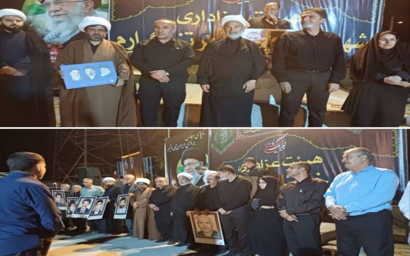 حضور فرماندار دشتستان در یکصد و نهمین شب از تجمعات مردمی بخش ارم