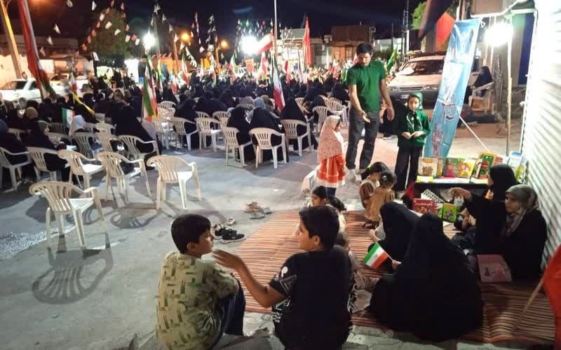همزمان با برگزاری تجمعات مردمی در شهر ریز؛  ۱۶۳ شب حضور فرهنگی کتابخانه شهید عارفی ریز در میان مردم